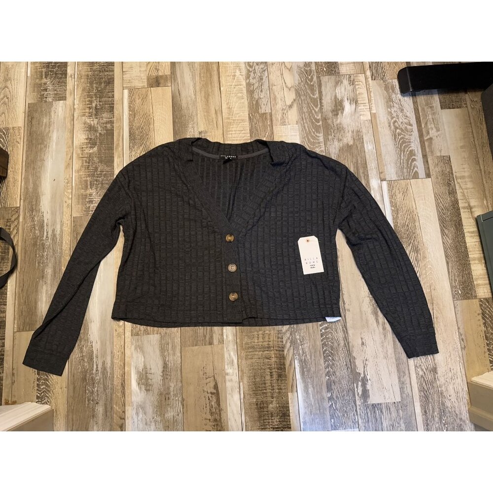 NWT Womens  Long Sleeve Keep On Cardi Top By Billabong - Medium